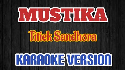 Mustika Karaoke Cover Lody Tambunan Youtube