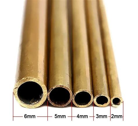 Astm T T Thin Walled Small Diameter Copper Pipe Brass Capillary Tube