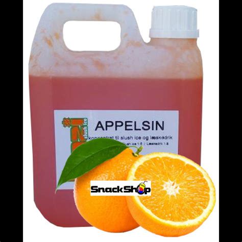 FUNZI Appelsin Slush Ice 1 Liter Snackshop Dk