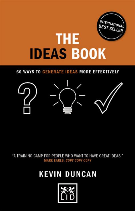 ideas book  ways  generate ideas visually  kevin duncan