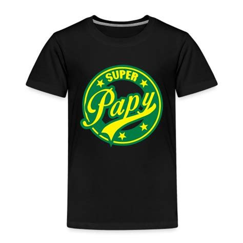 Super Papy Vintage Cercle Rond Logo 181 SuperPapa T Shirt Papa