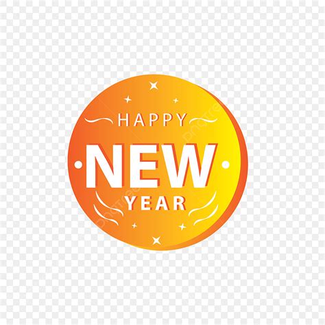 Christmas New Years Vector Png Images Orange New Year Orange Font