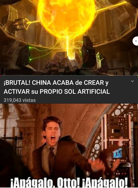 Para Los Que No Entiendan En Spiderman El Doc Octopus Crea Un Sol