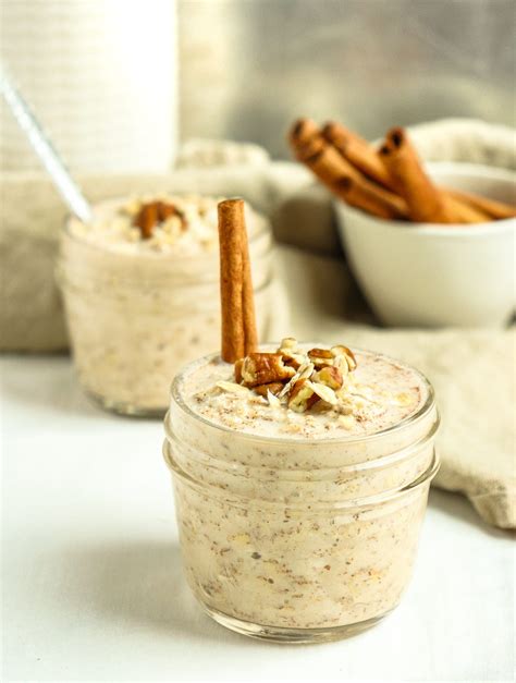 Maple Cinnamon Overnight Oats Knead Some Sweets