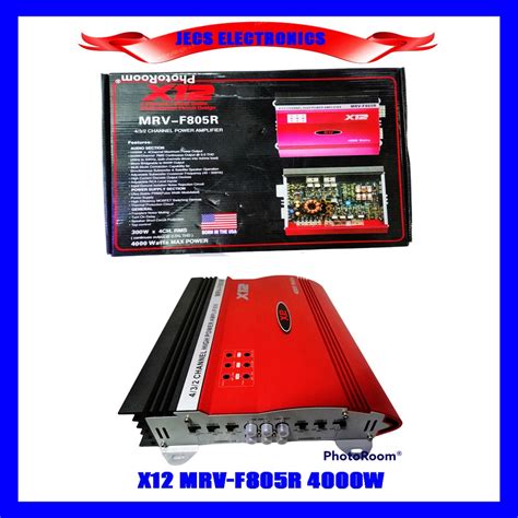 X Mrv F R X Mrv F Car Amplifier Watts Shopee Philippines