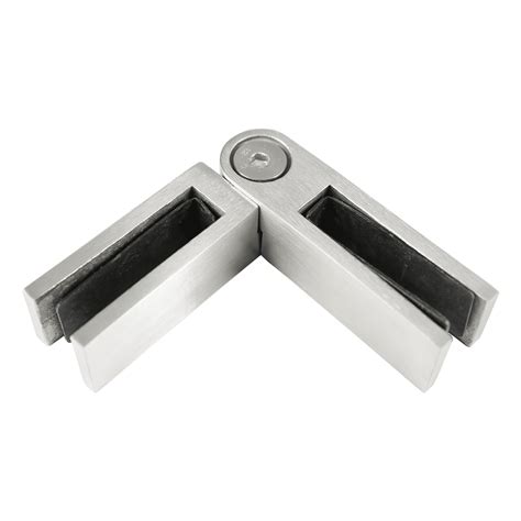 Top Hardware Adjustable Glass To Stainless Steel Bracing Clamp Bracket