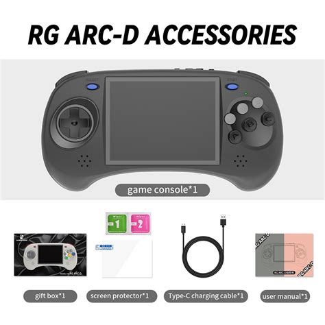 Promotion ANBERNIC RG ARC D Console de jeu rétro avec carte TF 256 Go