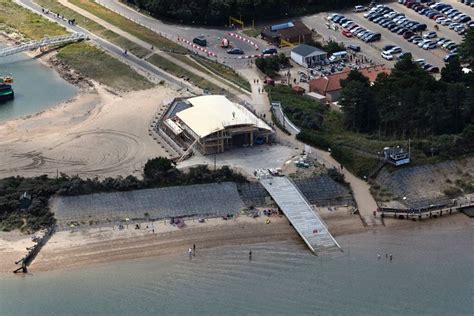 Wells Next The Sea Aerial Image Construction Of The New Rnli Lifeboat