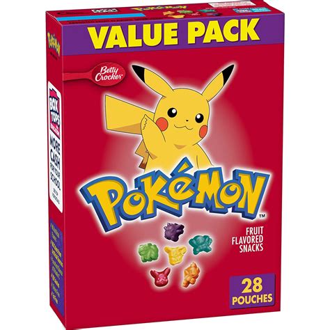 Betty Crocker Fruit Snacks Pokemonfruit Flavored Snacks