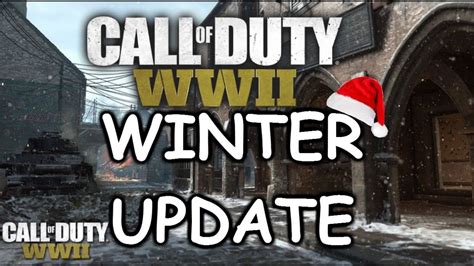 Call Of Duty Ww2 Winter Update New Map Guns Supply Drops And More Youtube