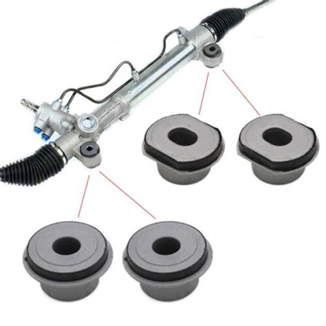 4x Rack And Pinion Bushing Kit Accessories For 2004 2005 Toyota RAV4