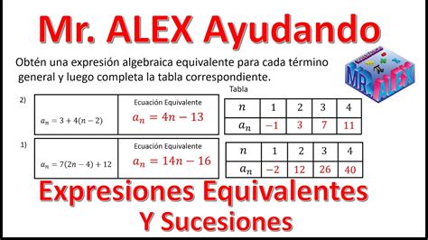 Equivalencia De Expresiones Algebraicas De Una Sucesi N Nueva Escuela