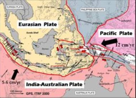 Lempeng Indo Australia Bergerak Ke Arah Utara Di Kedalaman Pulau Ini