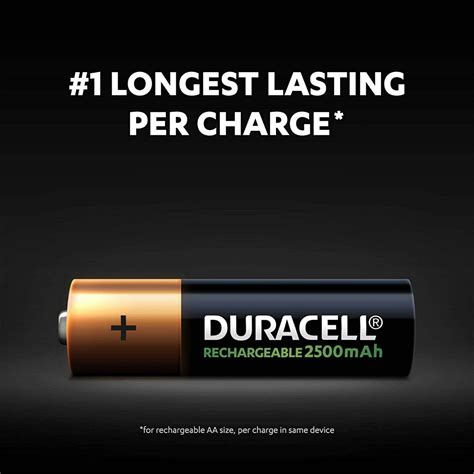 12 X Aa Duracell Rechargeable 2500 Mah Ni Mh Batteries 2500mah High Capacity 5000394057203 Ebay