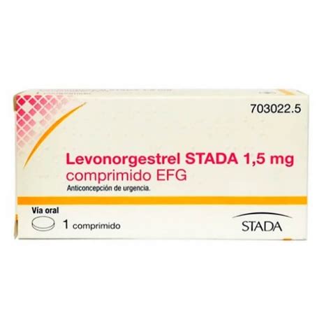 LEVONORGESTREL STADA 1 5MG 1 COMPRIMIDO EFG