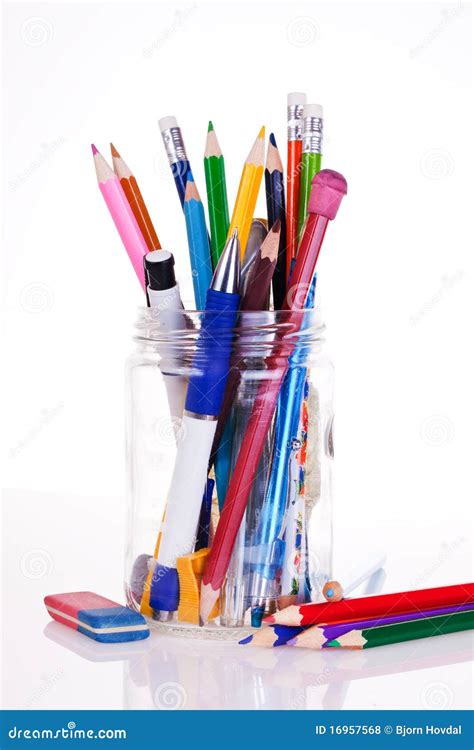 Pens And Pencils Royalty Free Stock Photos Image 16957568