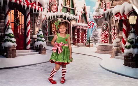 Kate Winter Christmas Town Backdrop Designed By Emetselch