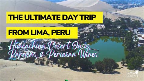 The Ultimate Day Trip From Lima Peru Huacachina Desert Oasis Paracas