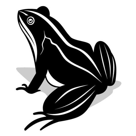 Frog Silhouette Vector Free