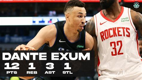 Dante Exum Is Heating Up Pts Vs Rockets Full Highlights Youtube