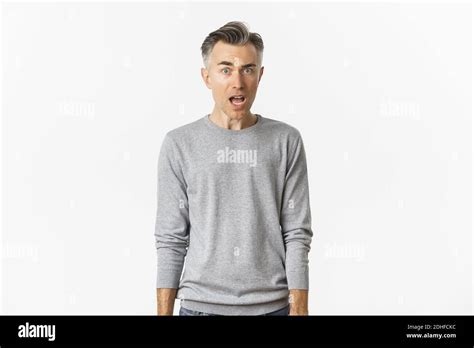 Confused Man Open Mouth Hi Res Stock Photography And Images Alamy