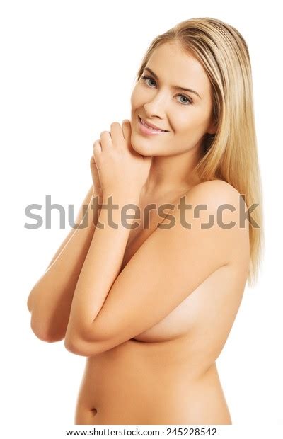 Portrait Nude Woman Covering Her Breast Stock Photo 245228542 Shutterstock