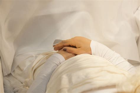 Liana Kotsura In Her Open Casket During Her Funeral Post Mortem