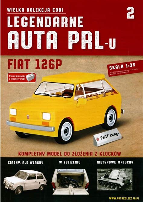 LEGENDARNE AUTA PRL U Nr 2 FIAT 126P Model COBI 14583560958