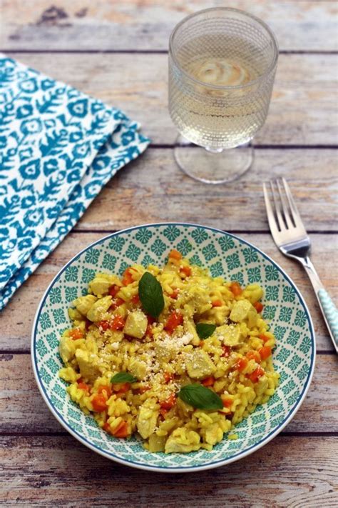 Risotto Au Poulet Carotte Et Curry Amandine Cooking En