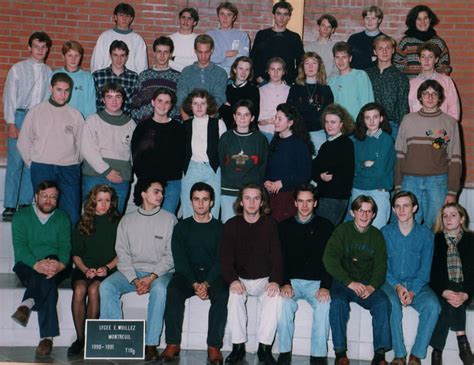 Photo De Classe T10D De 1990 LYCEE E WOILLEZ Copains D Avant