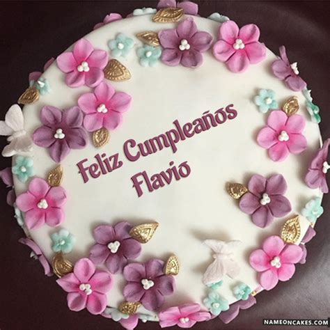 Feliz Cumplea Os Flavio Im Genes De Pastel