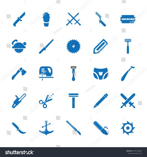 sharp icon collection  sharp filled stock vector royalty