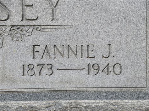 Fannie J Kersey (1873-1940) - Find a Grave Memorial
