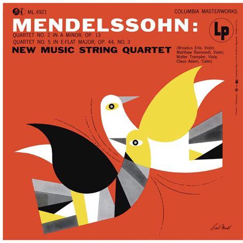 Mendelssohn Bartholdy String Quartet No 2 No 5 Remastered New