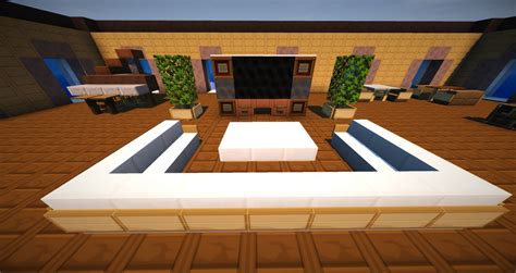 Showroom Template Vanilla Furniture For Livingroom Minecraft X