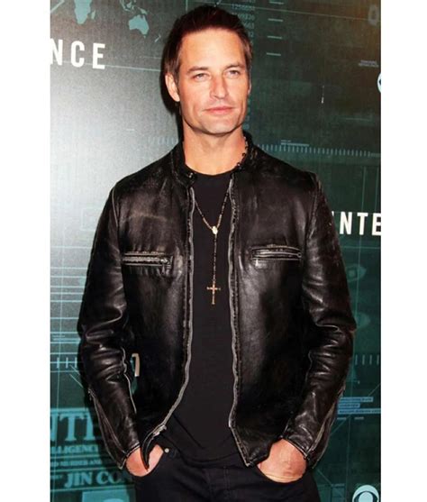 Josh Holloway Intelligence Gabriel Black Leather Jacket - Jackets Creator