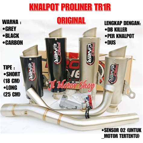 Jual Knalpot Pro Liner Proliner Tr Tr R R V V Vva Cbr Cb