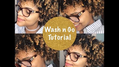 SUPER DEFINED Wash N Go 4A 4B Hair YouTube