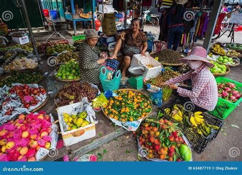 Exotic Fruits in the Asian Market Editorial Stock Image - Image of ...