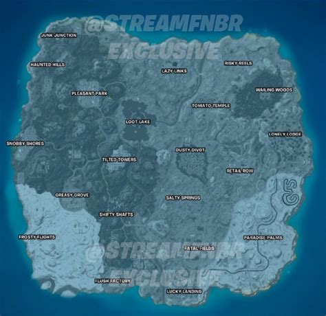 Fortnite OG official map : r/FortNiteBR