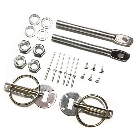 Sparco Bonnet Hood Pin Lock Car Mount Security Latch Kit Racing