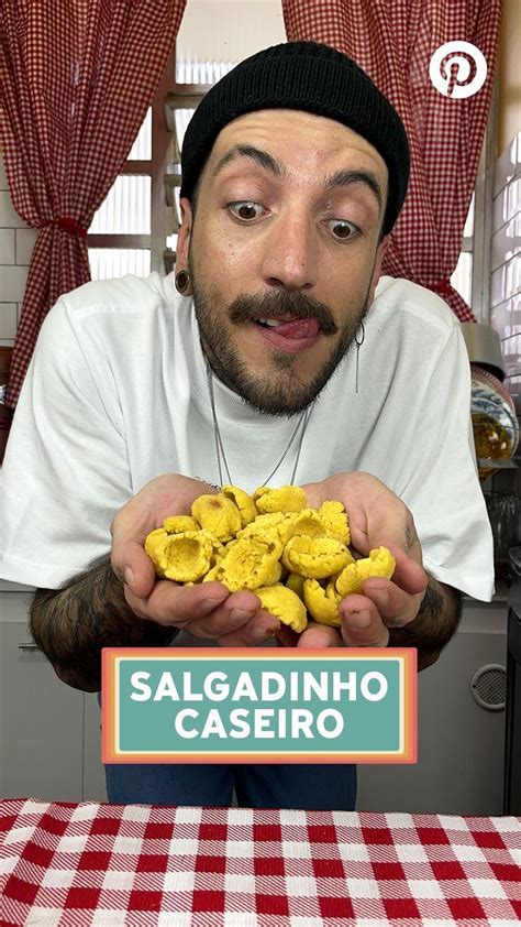 Salgadinho Caseiro I Nostalgia na Cozinha Vídeo em 2023 Receitas