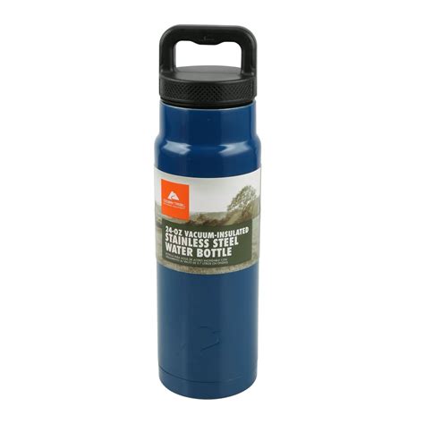 Ozark Trail Double-wall Vacuum Insulated Water Bottle Blue, 24 oz - Walmart.com - Walmart.com