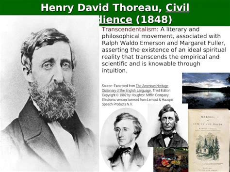 Ppt Thoreau Was A Transcendentalist Henry David Thoreau Civil