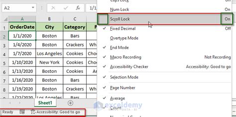 How To Turn Onoff Scroll Lock In Excel Exceldemy