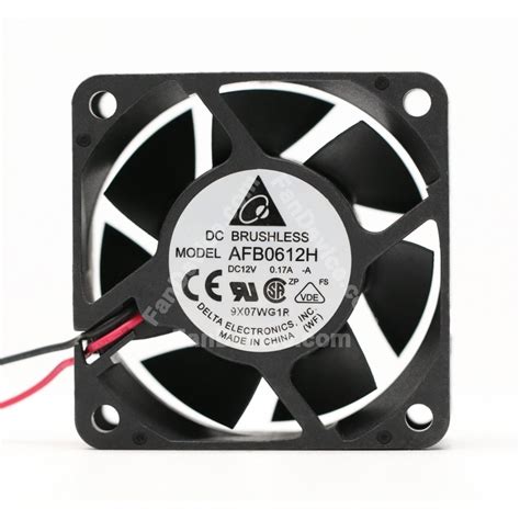 Delta Afb H A Dc V A Wires Wires Axial Cooling Fan