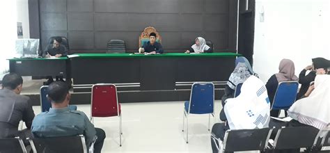 MS Meureudu Rapat Penyampaian Hasil Rakor Mahkamah Syar Iyah Meureudu