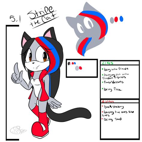 Stripe The Cat Reference Sheet By Yoshiyoshi700 On Deviantart