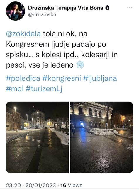 Dejan Steinbuch on Twitter Petek zvečer Kongresni trg nad garažno