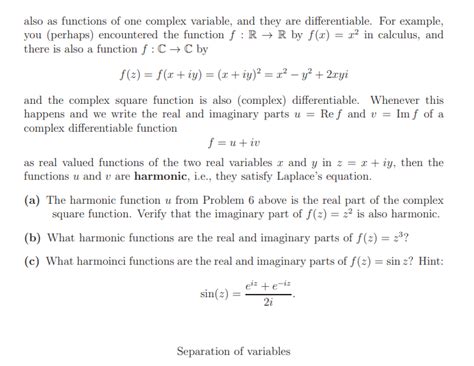 Solved A Function F C Where Is An Open Subset Of The Chegg